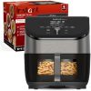 Instant Vortex Plus 6QT Air Fryer with Odor Erase Technology, 6-in-1 Functions that Crisps, Roasts, Broils, Dehydrates, Bakes & Reheats, 100+In-App Recipes, from the Makers of Instant Pot,1700W,Black